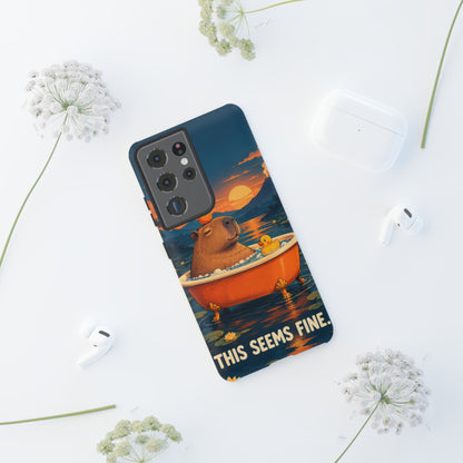 Minor Inconvenience Samsung Galaxy Tough Case | funny capybara