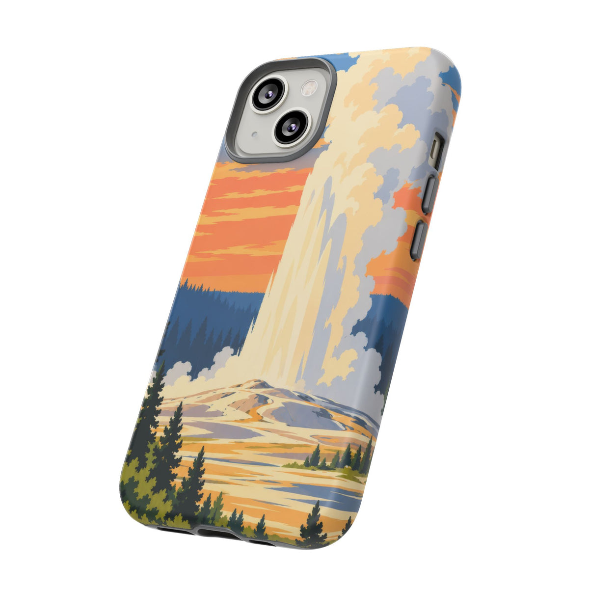 Yellowstone — Geyser Dawn iPhone Tough Case