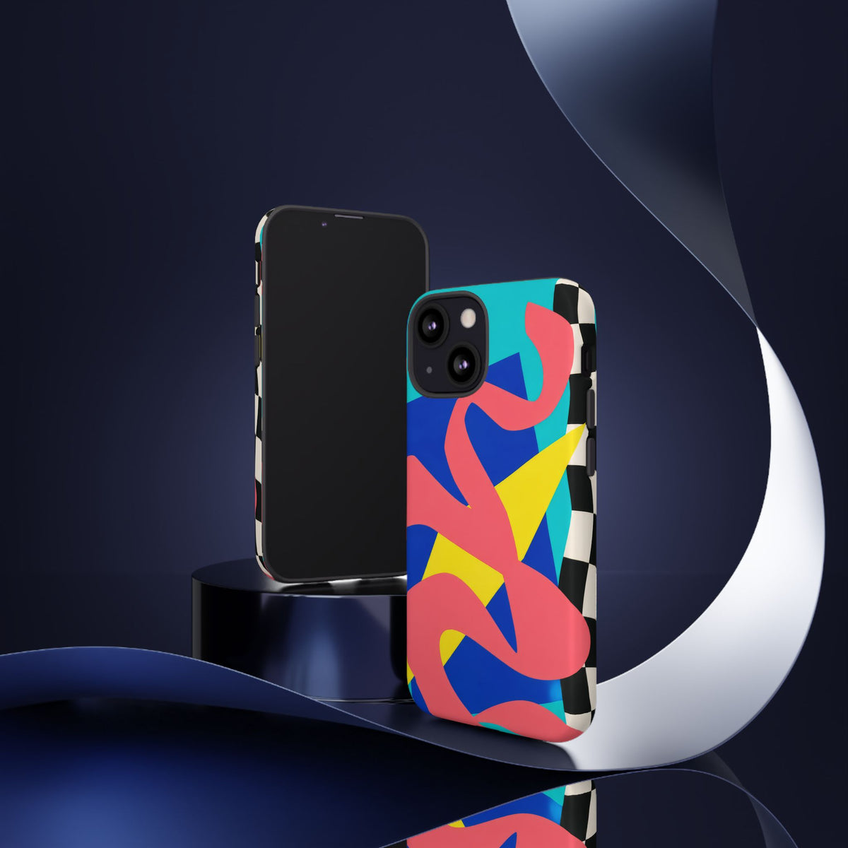 Cut Loose iPhone Tough Case | Retro Abstract Art