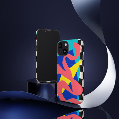 Cut Loose iPhone Tough Case | Retro Abstract Art