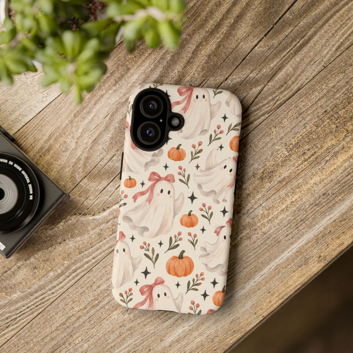Blush Boo Social iPhone Tough Case | cute ghost