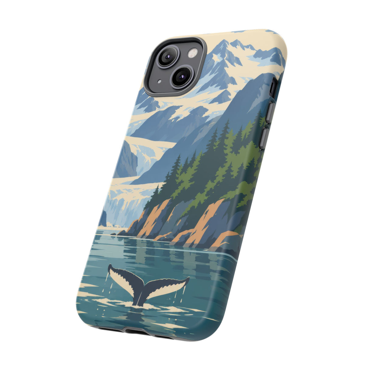Glacier Bay — Fjord Silence iPhone Tough Case