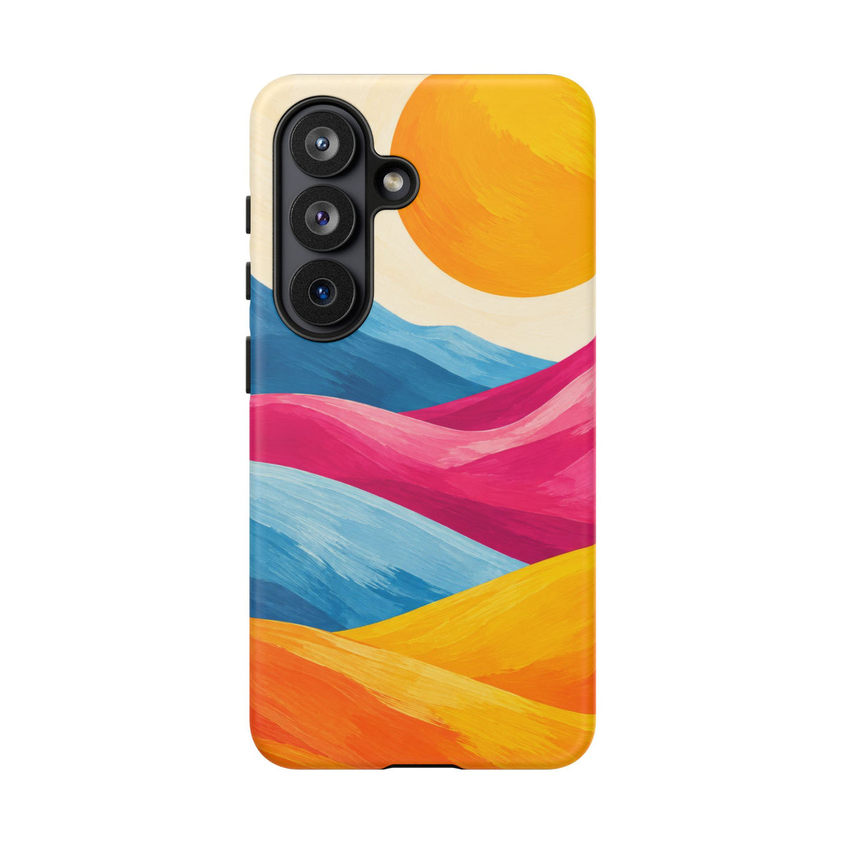 Golden Drift Samsung Galaxy Tough Case | colorful hills