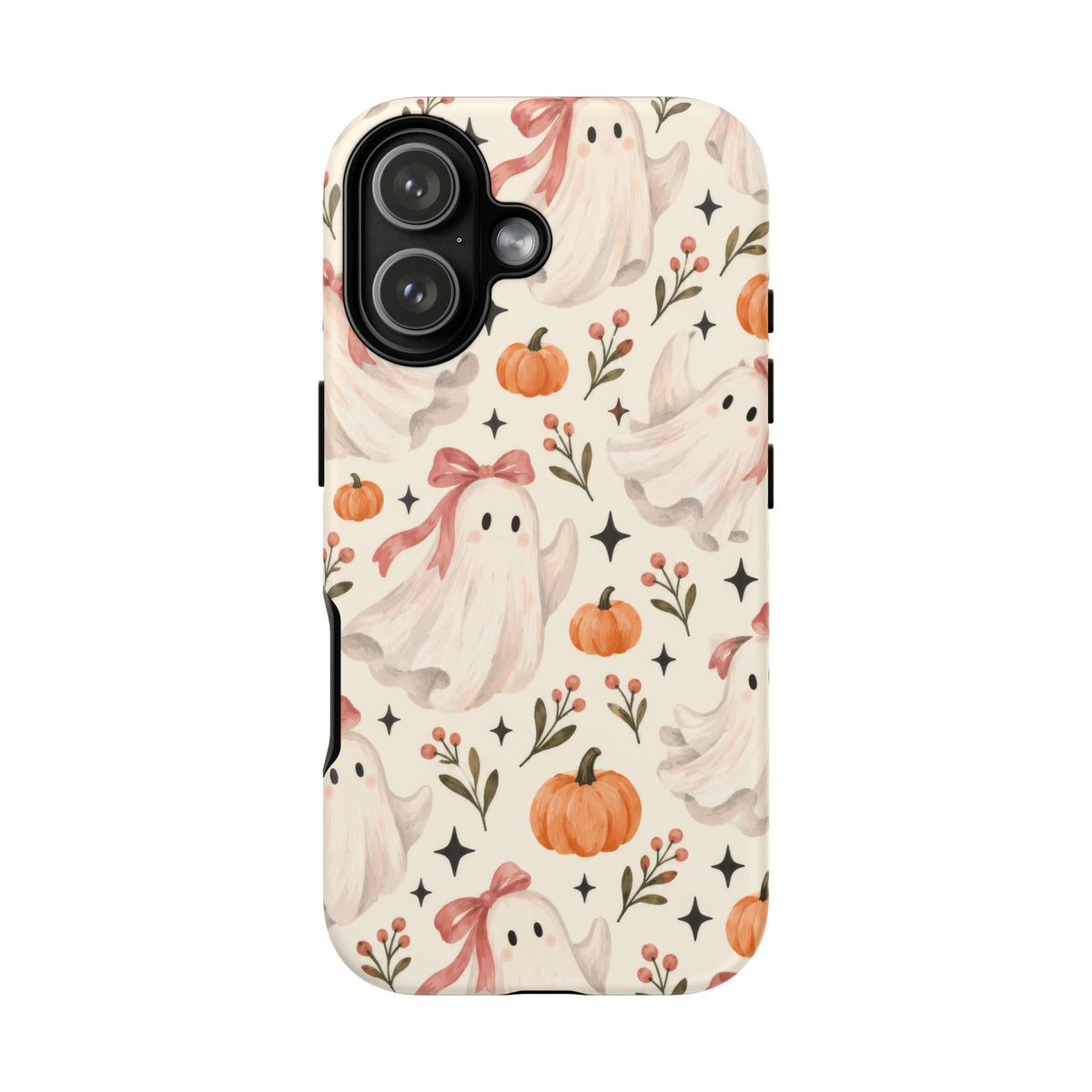 Blush Boo Social iPhone Tough Case | cute ghost