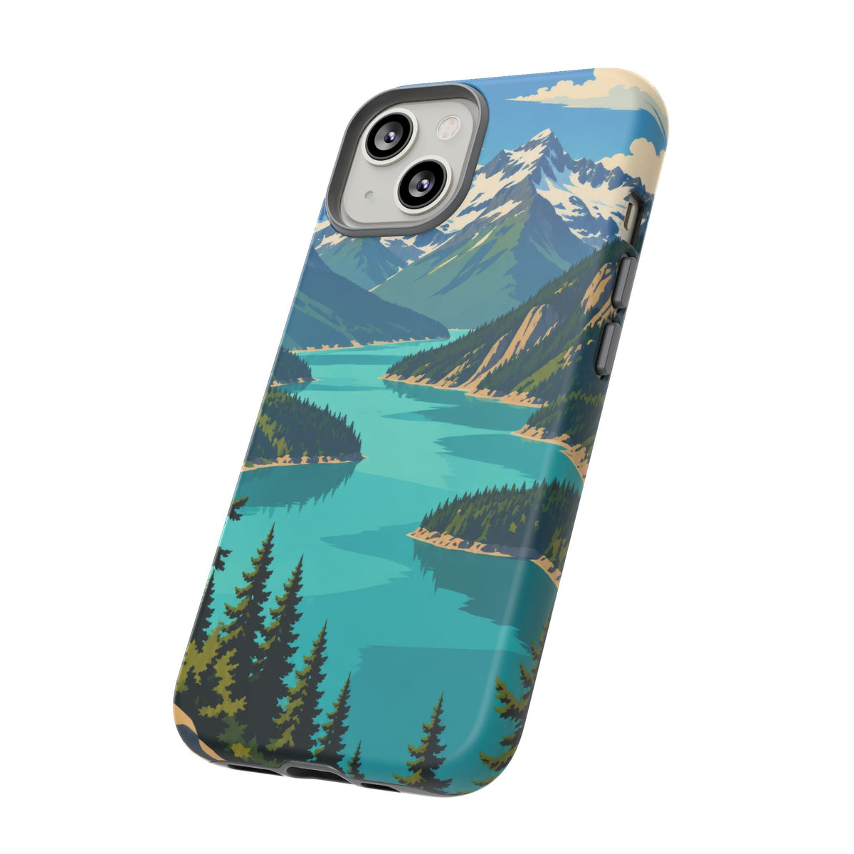 Cascades — Diablo Blue iPhone Tough Case