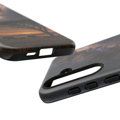 Milky Way over the Plains Samsung Galaxy Tough Case