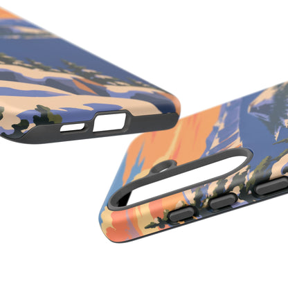 Crater Lake — Winter Caldera Samsung Galaxy Tough Case