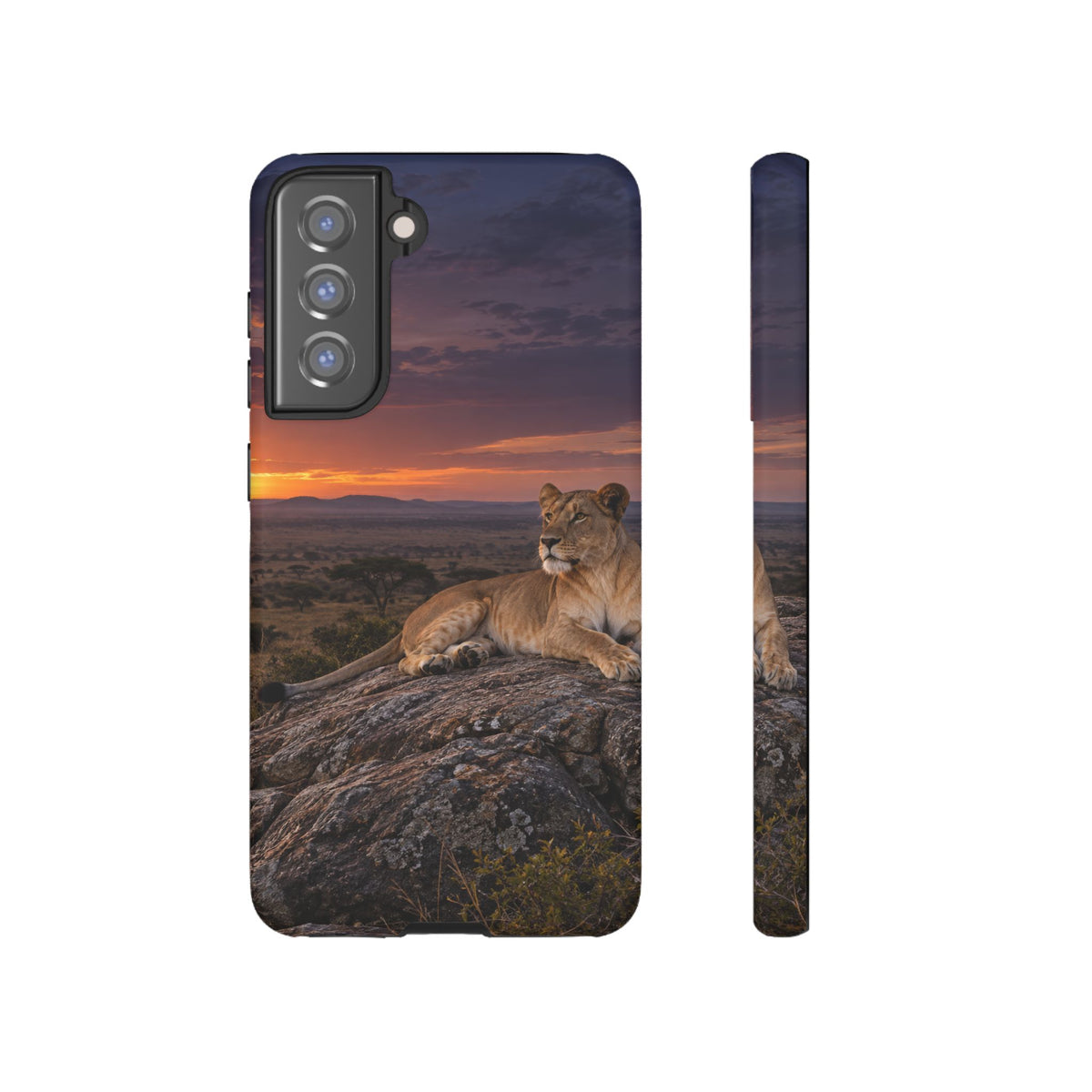 Lioness in the Blue Hour Samsung Galaxy Tough Case