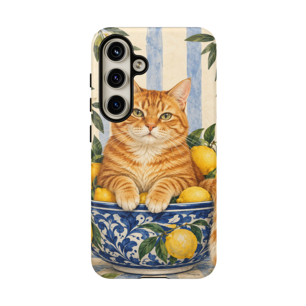Citrus Inspector Samsung Galaxy Tough Case | ginger cat