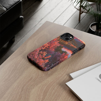 Alpine Bloom Lake iPhone Tough Phone Case