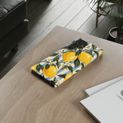 Riviera Lemons Samsung Galaxy Tough Case | lemon print