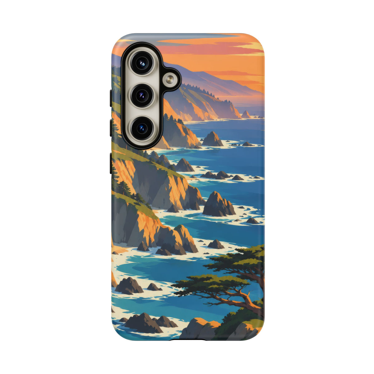 Big Sur — Cypress Coast Samsung Galaxy Tough Case