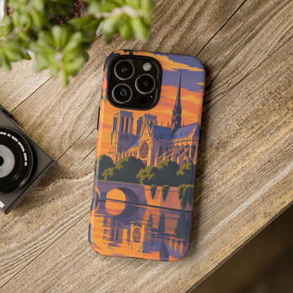 Notre Dame — Cathedral Twilight iPhone Tough Case