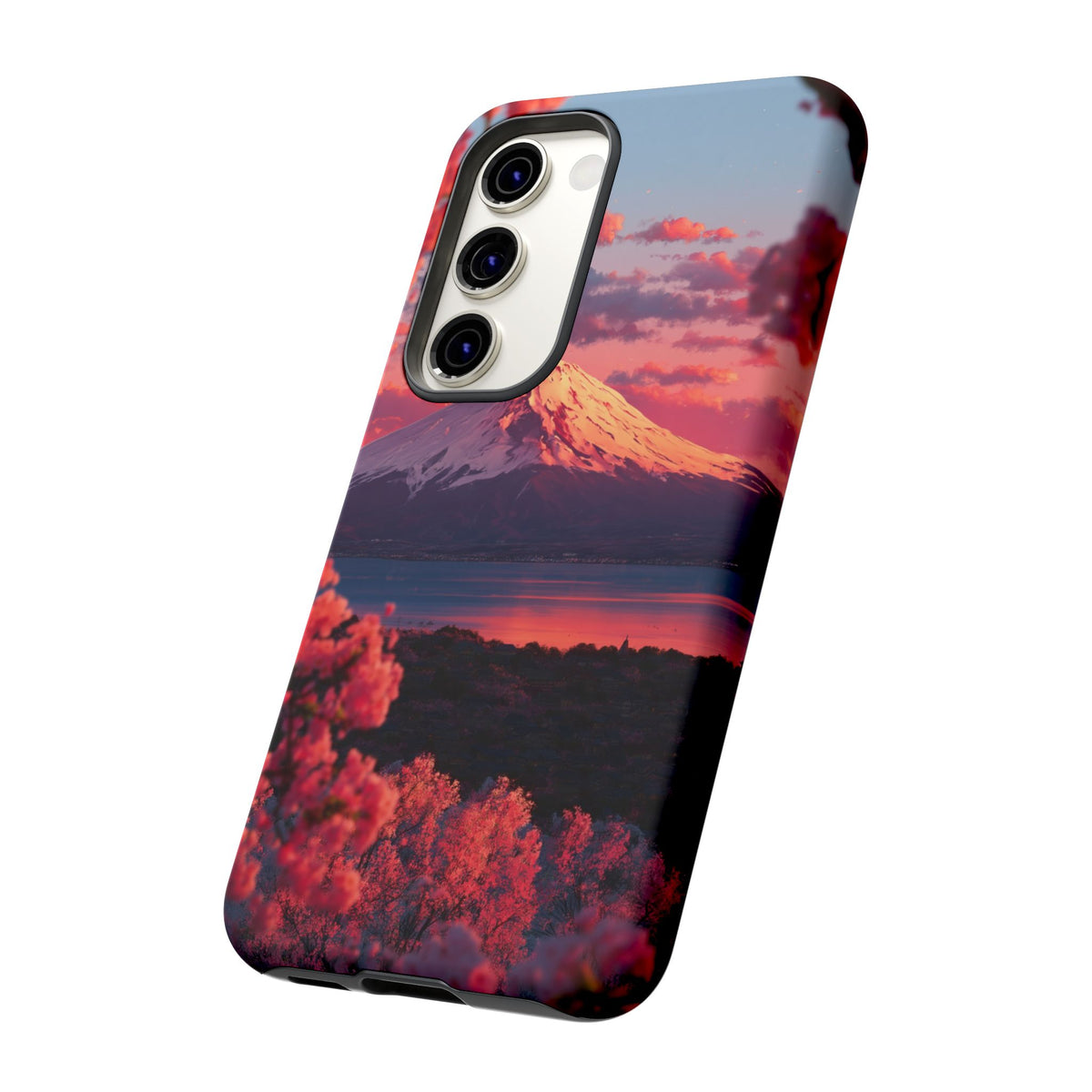 Fuji Rose Horizon Samsung Galaxy Tough Phone Case