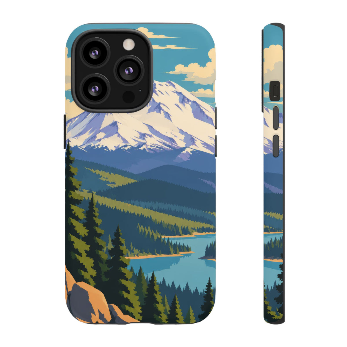 Mount Shasta — Snowlight iPhone Tough Case