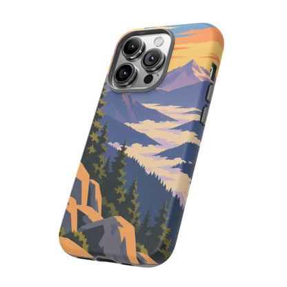 Misty Mountains — Amethyst Pass iPhone Tough Case