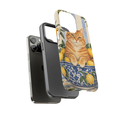 Citrus Inspector iPhone Tough Case | ginger cat