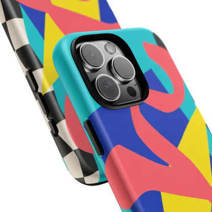 Cut Loose iPhone Tough Case | Retro Abstract Art