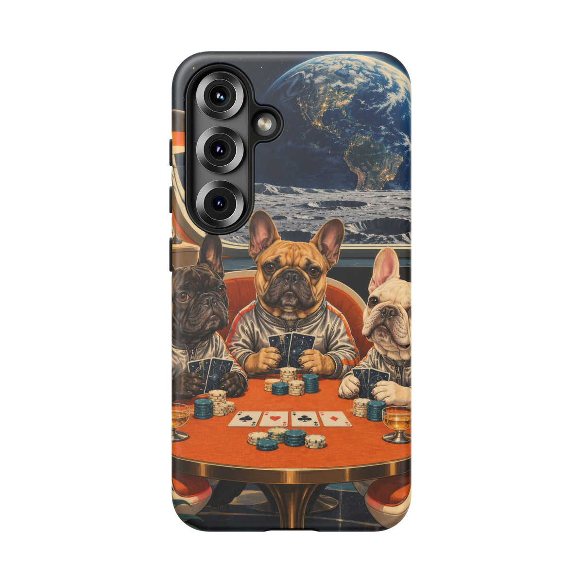 Lunar Card Club Samsung Galaxy Tough Case | french bulldog