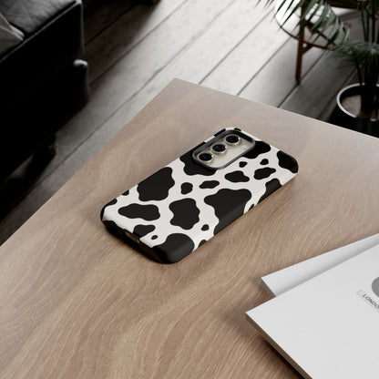 Classic Holstein Samsung Galaxy Tough Case | Black & White Cow Print