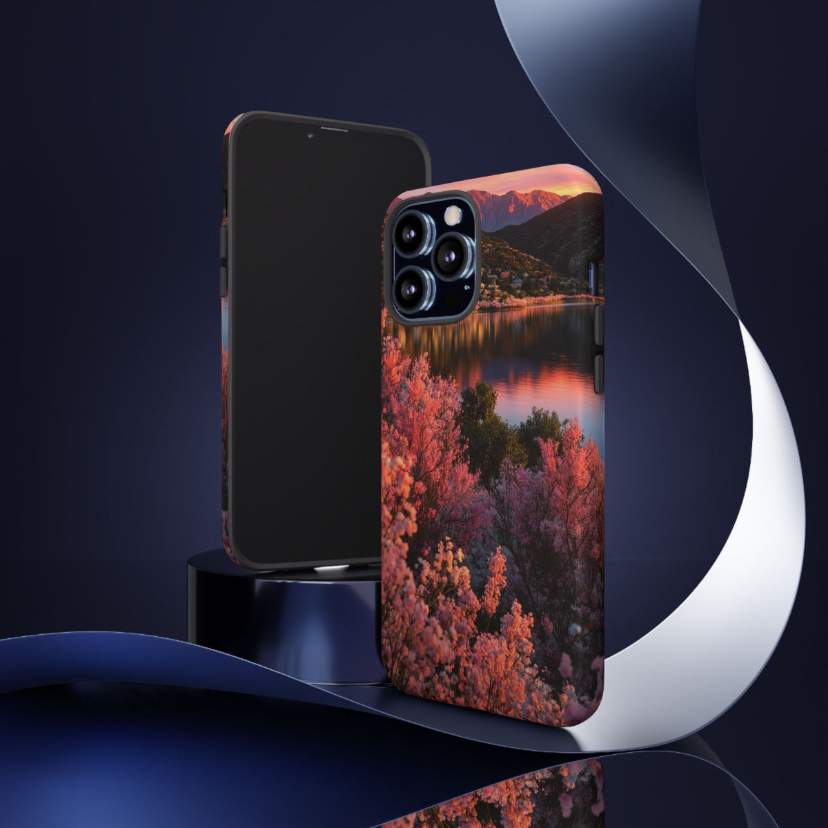 Alpine Bloom Lake iPhone Tough Phone Case