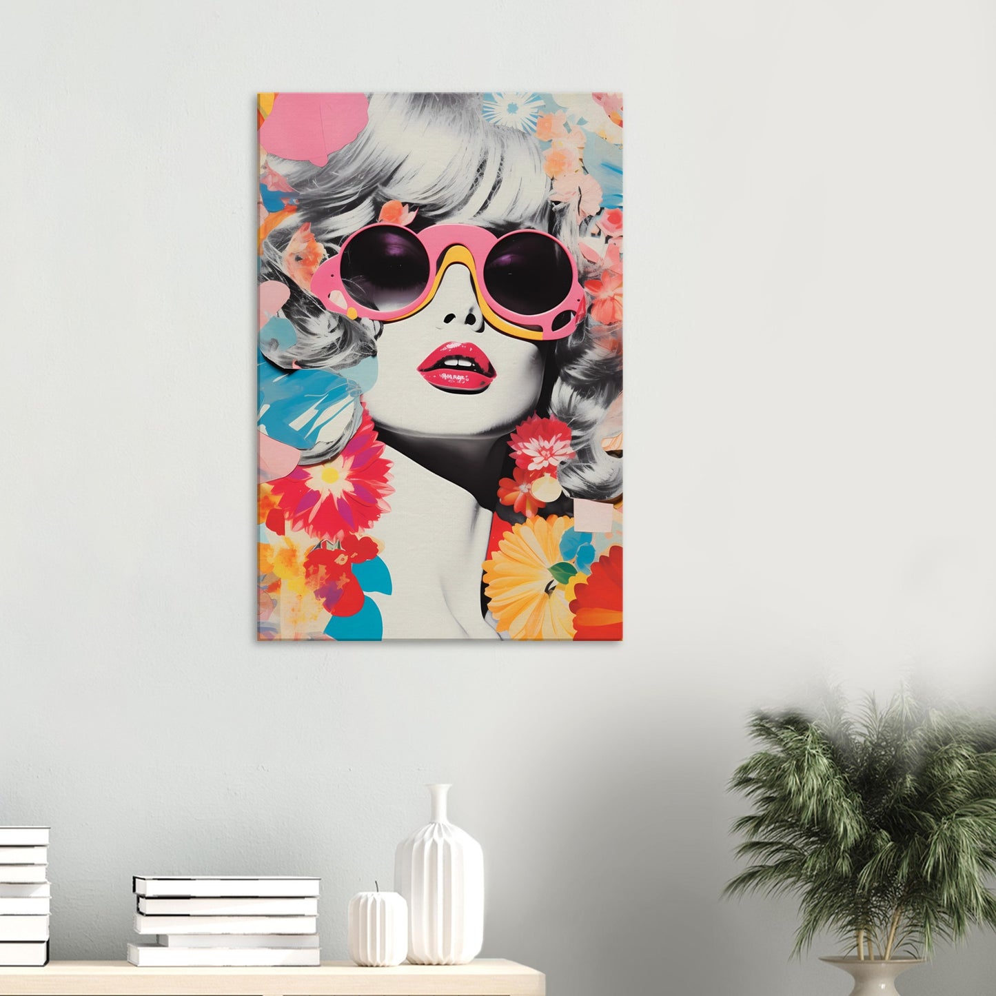 Canvas Wall Art - Pop Blossom Beauty