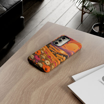Golden Field Reverie Samsung Galaxy Tough Case | sixties festival