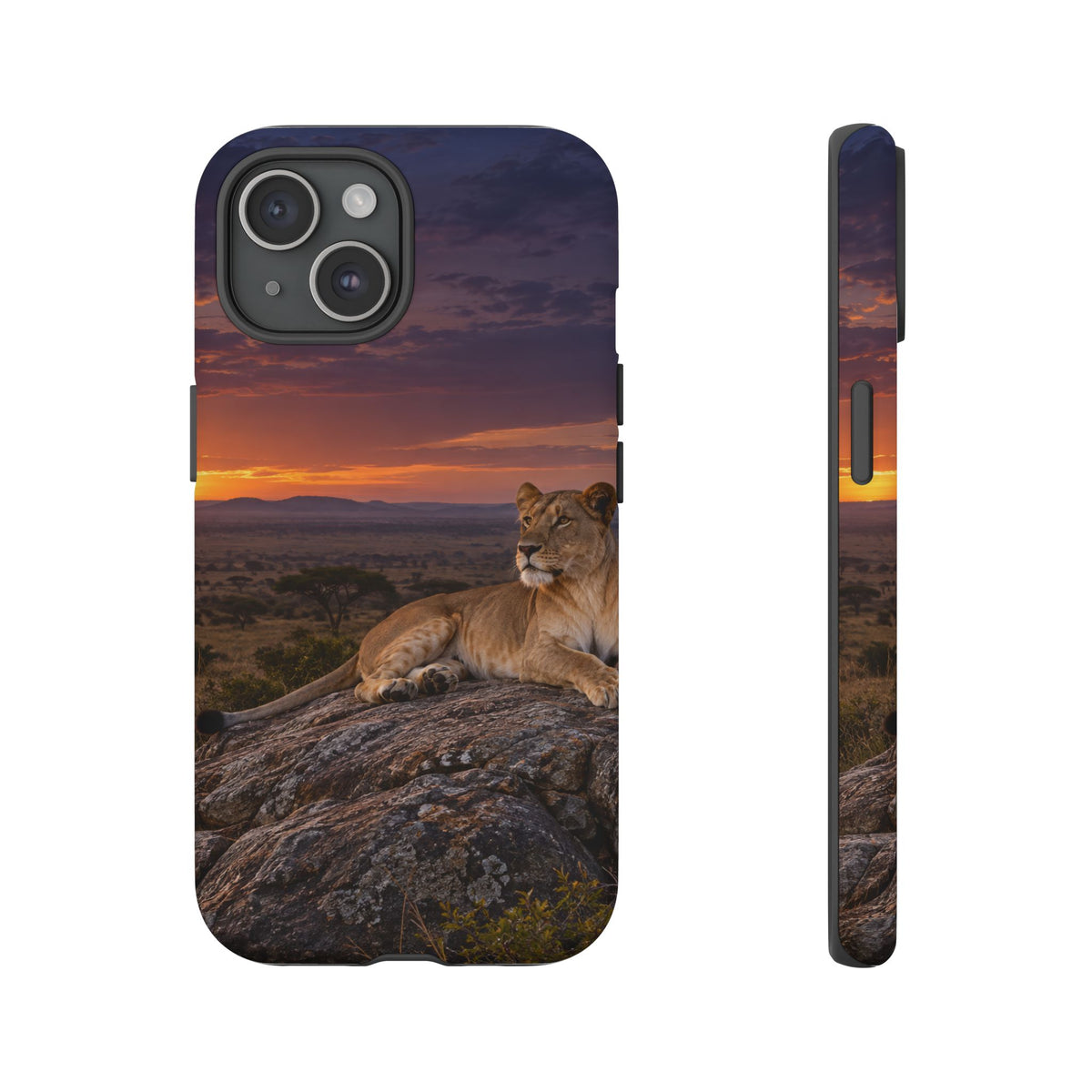 Lioness in the Blue Hour iPhone Tough Case