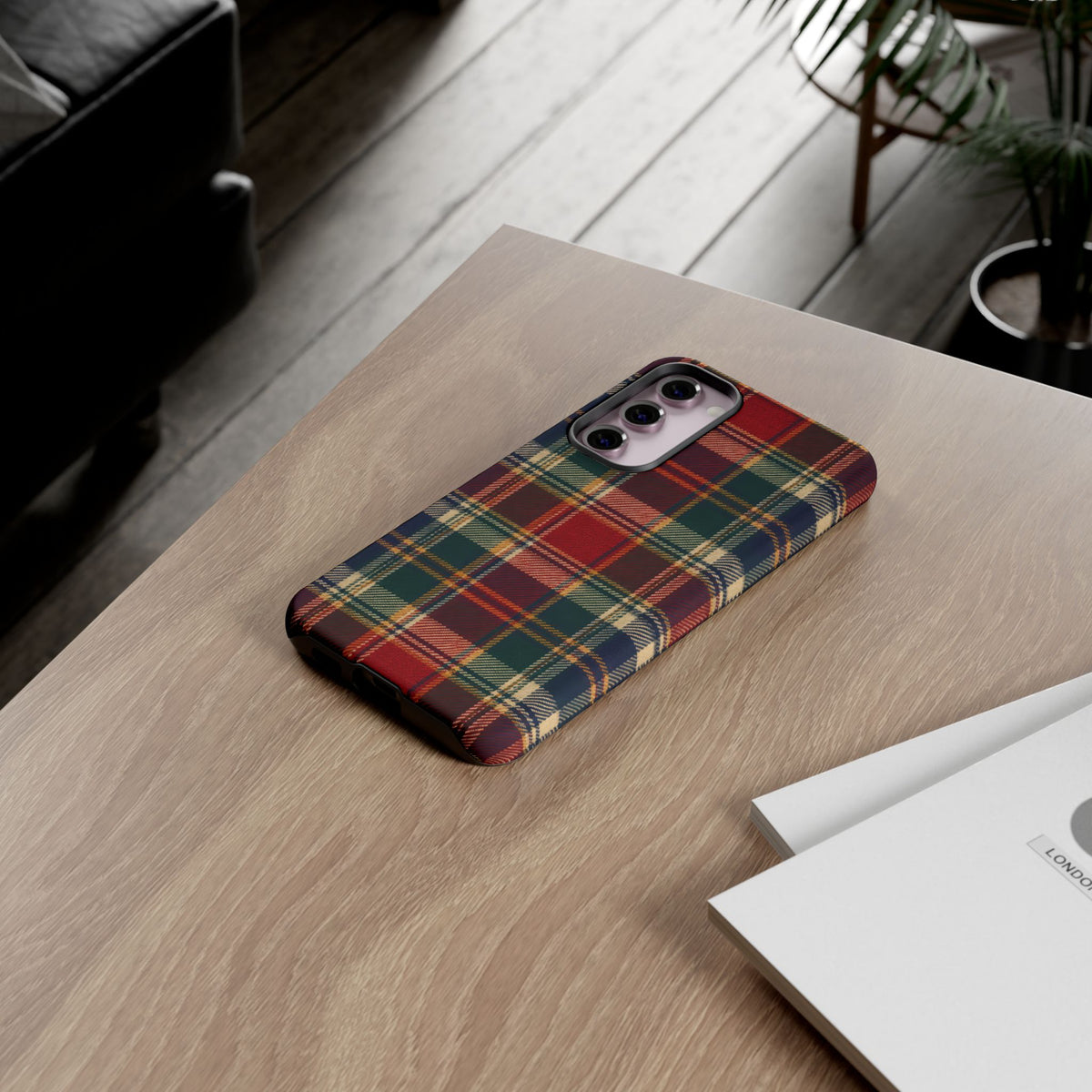Highland Holiday Samsung Galaxy Tough Case | christmas plaid