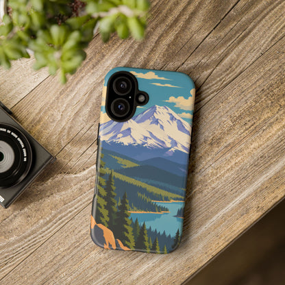 Mount Shasta — Snowlight iPhone Tough Case