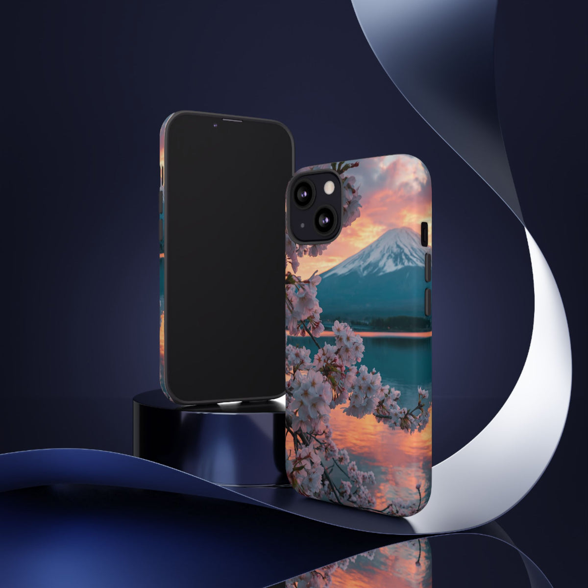 Fuji Petal Reflection iPhone Tough Phone Case