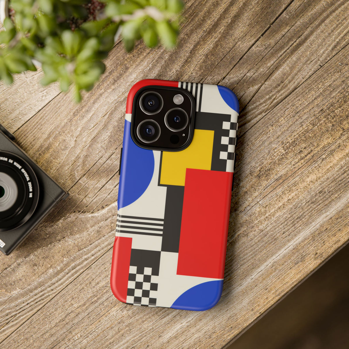Primary Frequency iPhone Tough Case | Primary Color Geometry