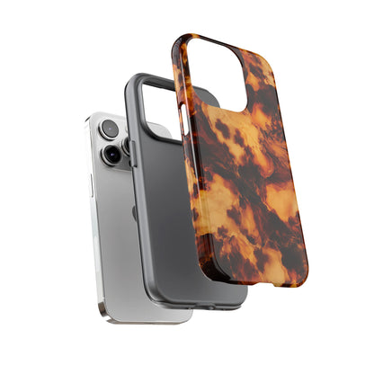 Amber Marble iPhone Tough Case | Amber Mosaic