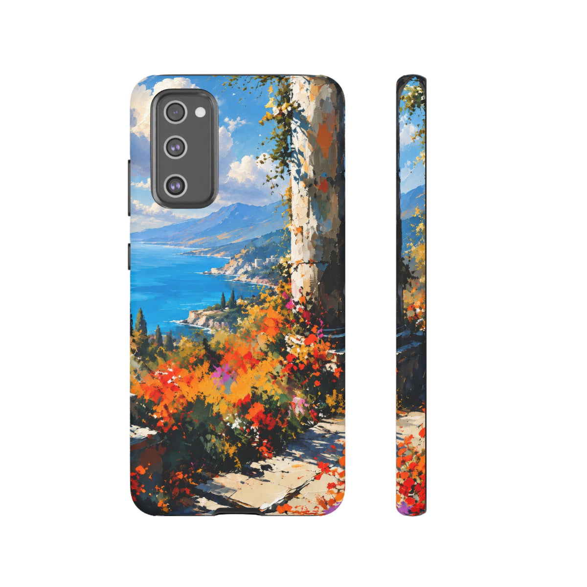 Azure Sanctuary Samsung Galaxy Tough Case | Painterly Coastal Landscape