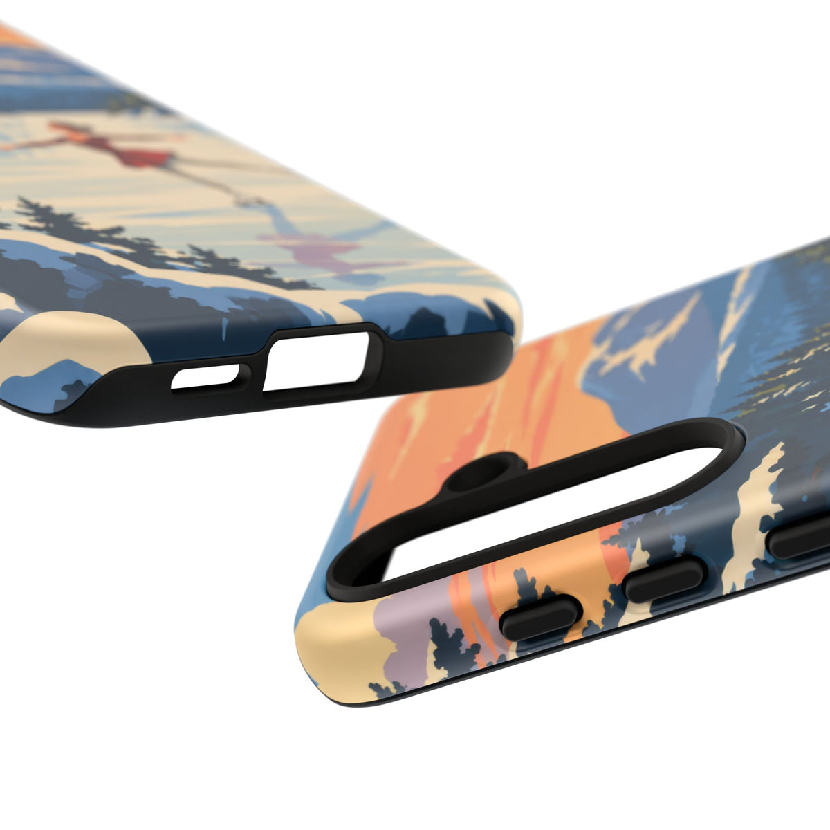 Lake Placid Skater — Winter Glide Samsung Galaxy Tough Case