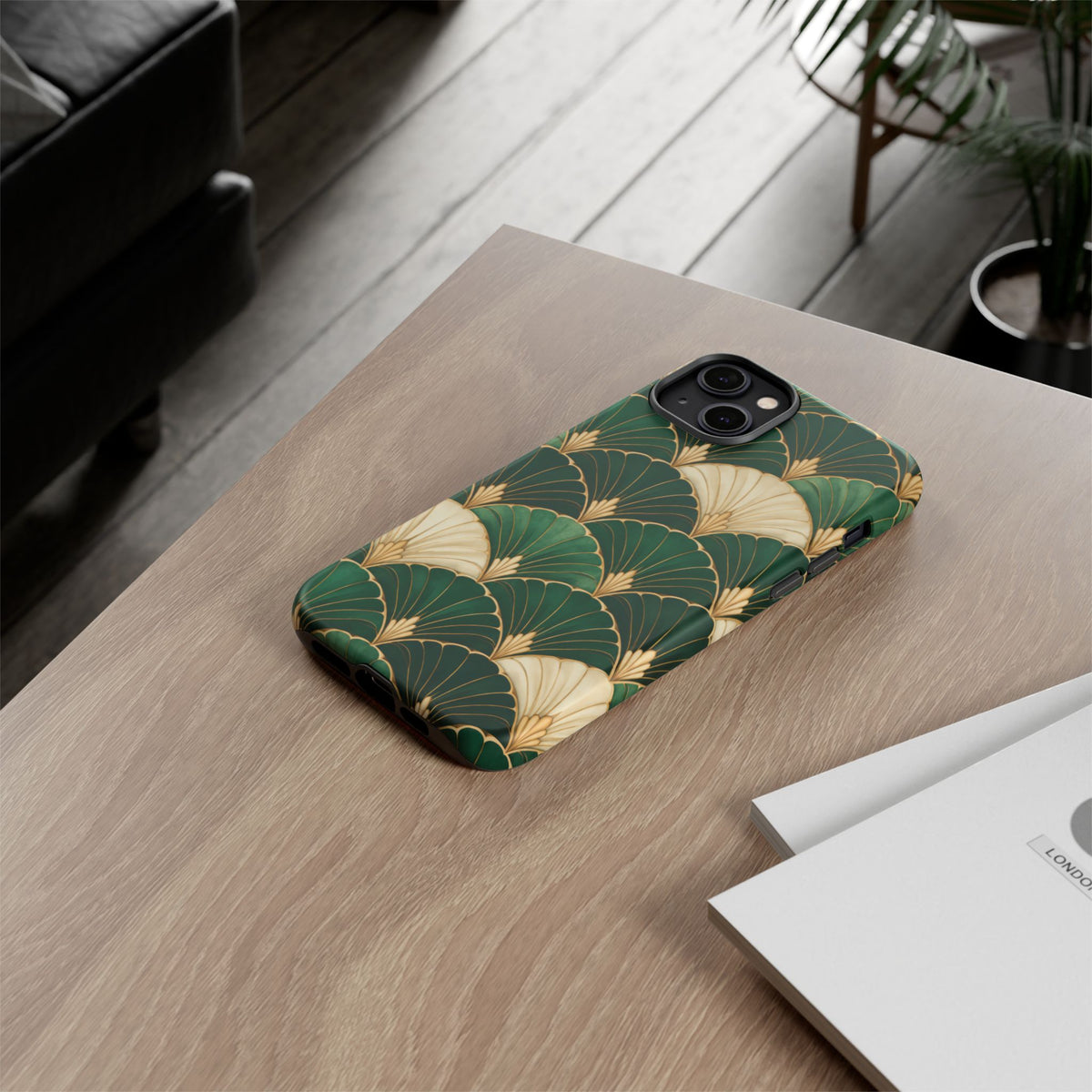 Emerald Salon iPhone Tough Case | art deco