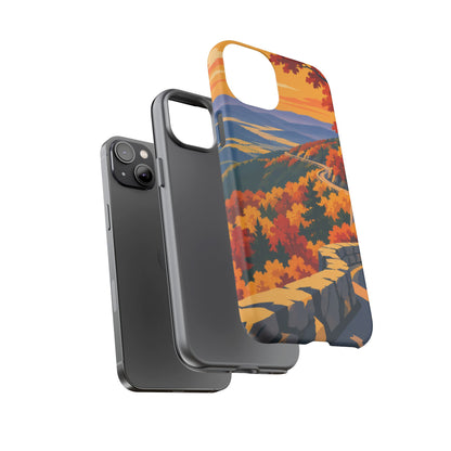 Skyline Drive — Overlook Gold iPhone Tough Case
