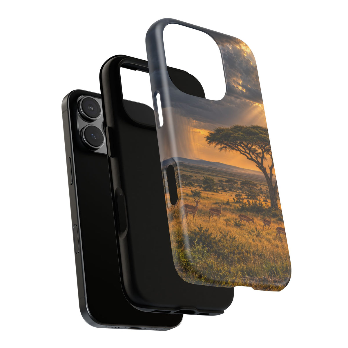 Stormlight on the Mara iPhone Tough Case | african storm