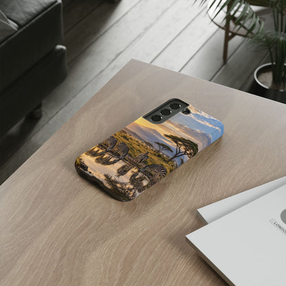 Zebra Water Mirror Samsung Galaxy Tough Case | zebra safari