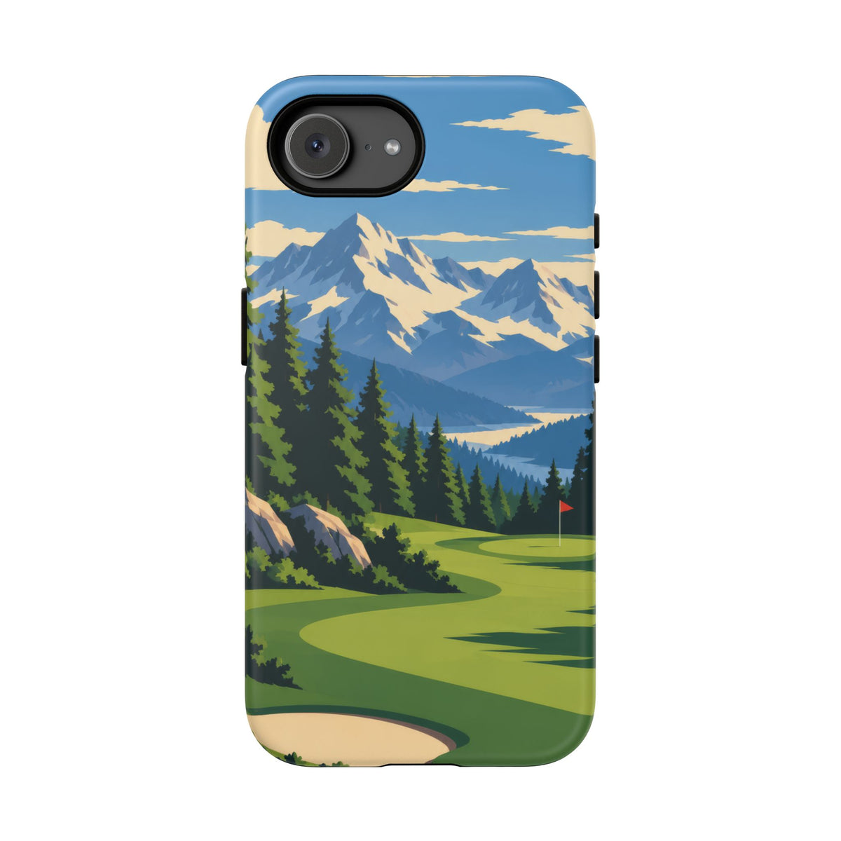 Mountain Golf — Alpine Fairway iPhone Tough Case