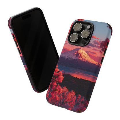 Fuji Rose Horizon iPhone Tough Phone Case