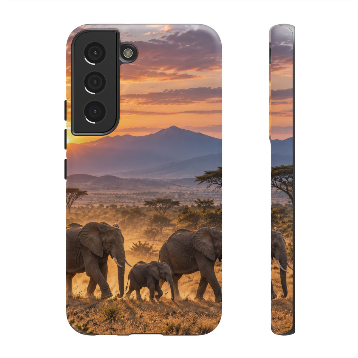 Elephants at First Light Samsung Galaxy Tough Case | african elephants