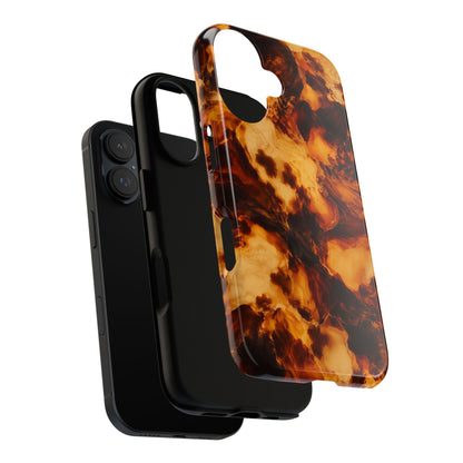 Amber Marble iPhone Tough Case | Amber Mosaic