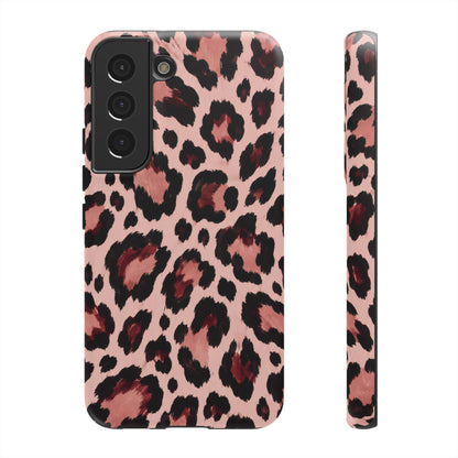 Wild Burgundy Samsung Galaxy Tough Case | leopard print
