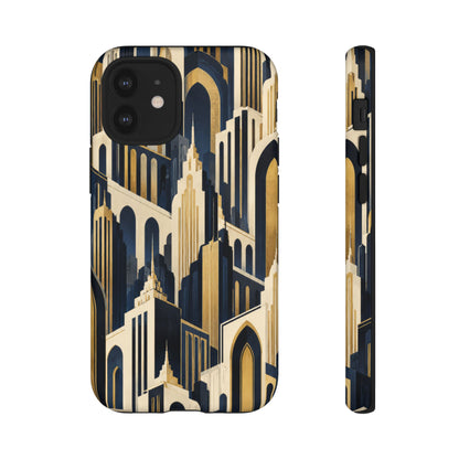 Midnight Metropolis iPhone Tough Case | art deco