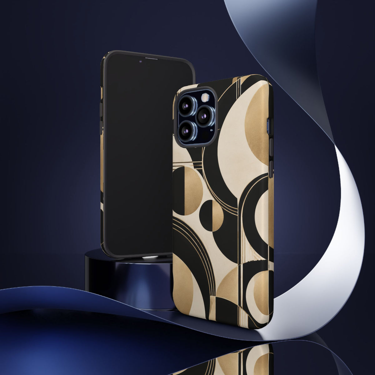 Pearl Orbit iPhone Tough Case | art deco