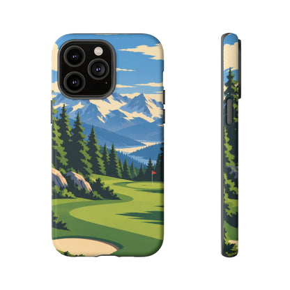Mountain Golf — Alpine Fairway iPhone Tough Case