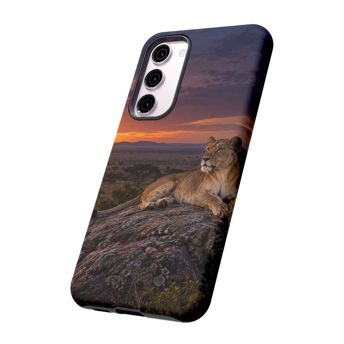 Lioness in the Blue Hour Samsung Galaxy Tough Case