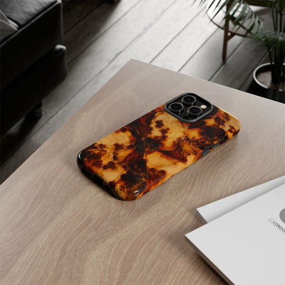 Amber Marble iPhone Tough Case | Amber Mosaic