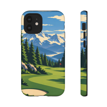 Mountain Golf — Alpine Fairway iPhone Tough Case